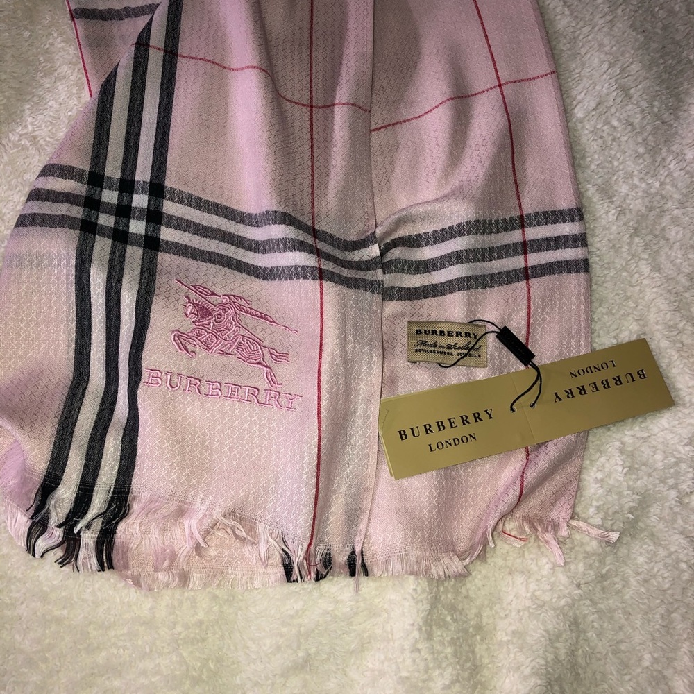 Classic Check Cashmere and Silk Scarf
